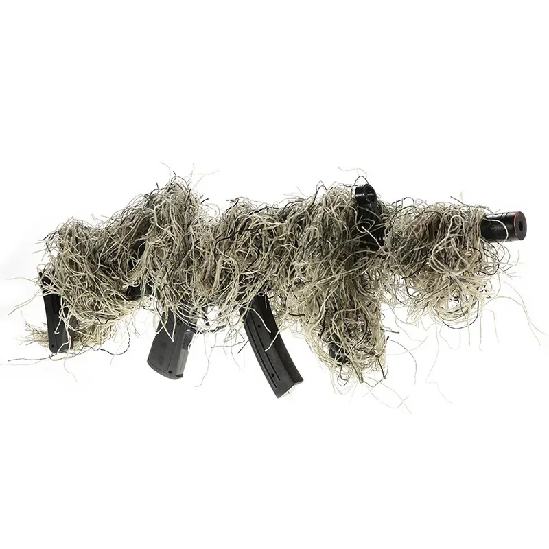 3D Rifle Gun Wrap Cover Use Elastic Strap for Camouflage Ghillie Suit Paintball Airsoft Rifle Gun Rope Cover Hunting Accessories