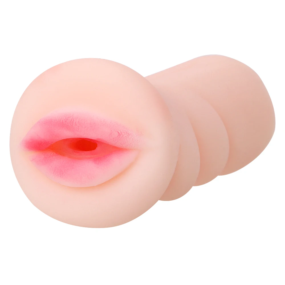 Pompe à pénis en silicone pour homme, masturbateur masculin, bouche artificielle, anal et vaginal, ventouse de gland, vraie chatte, jouets sexuels,