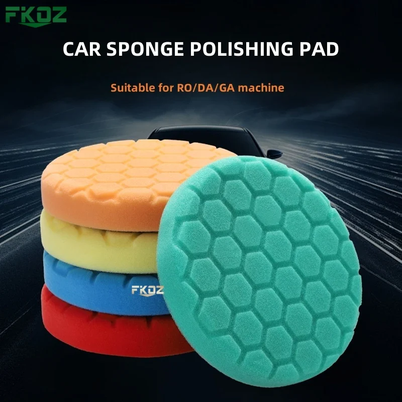 6/7 Inch Sponge Car Polisher Waxing Pad Buffing Kit for Boat Car Polish Buffer Wheel Polishing Removes Scratches polishing Disc
