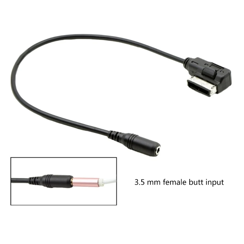 Car Radio AMI to AUX Cable 3.5MM MP3 Adapter For W212 S212 W218 C300 A207 W207 W204 W221 Automotive Stereo Cable