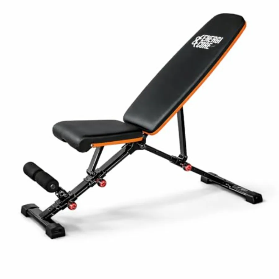 

Регулируемая скамья для тренировок для домашнего спортзала, складная скамья для упражнений с отягощениями, с регулировкой наклона (вверх/вниз/плоская), для силовых тренировок всего тела, компактная, для фитнеса