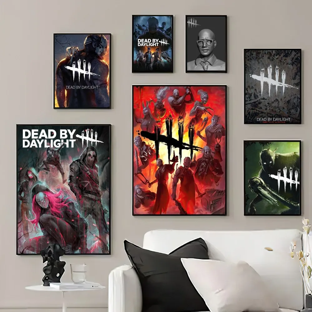 Game D-Dead by D-Daylight  Poster Prints Wall Pictures Living Room Home Decoration