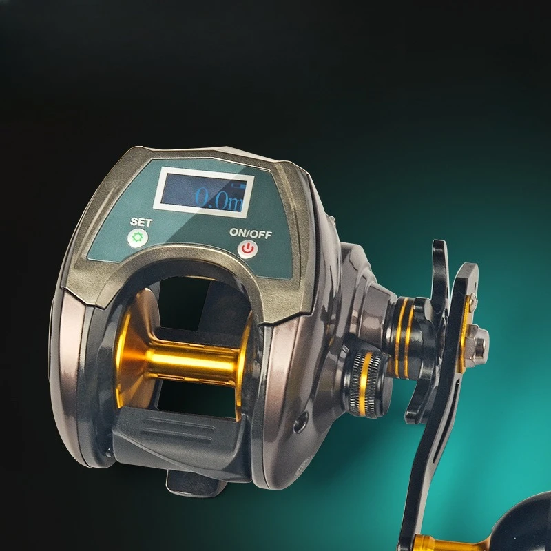 

Far Cast Digital Display Wheel Charging Luya Fishing Wheel Slow Roller Iron Offshore Boat