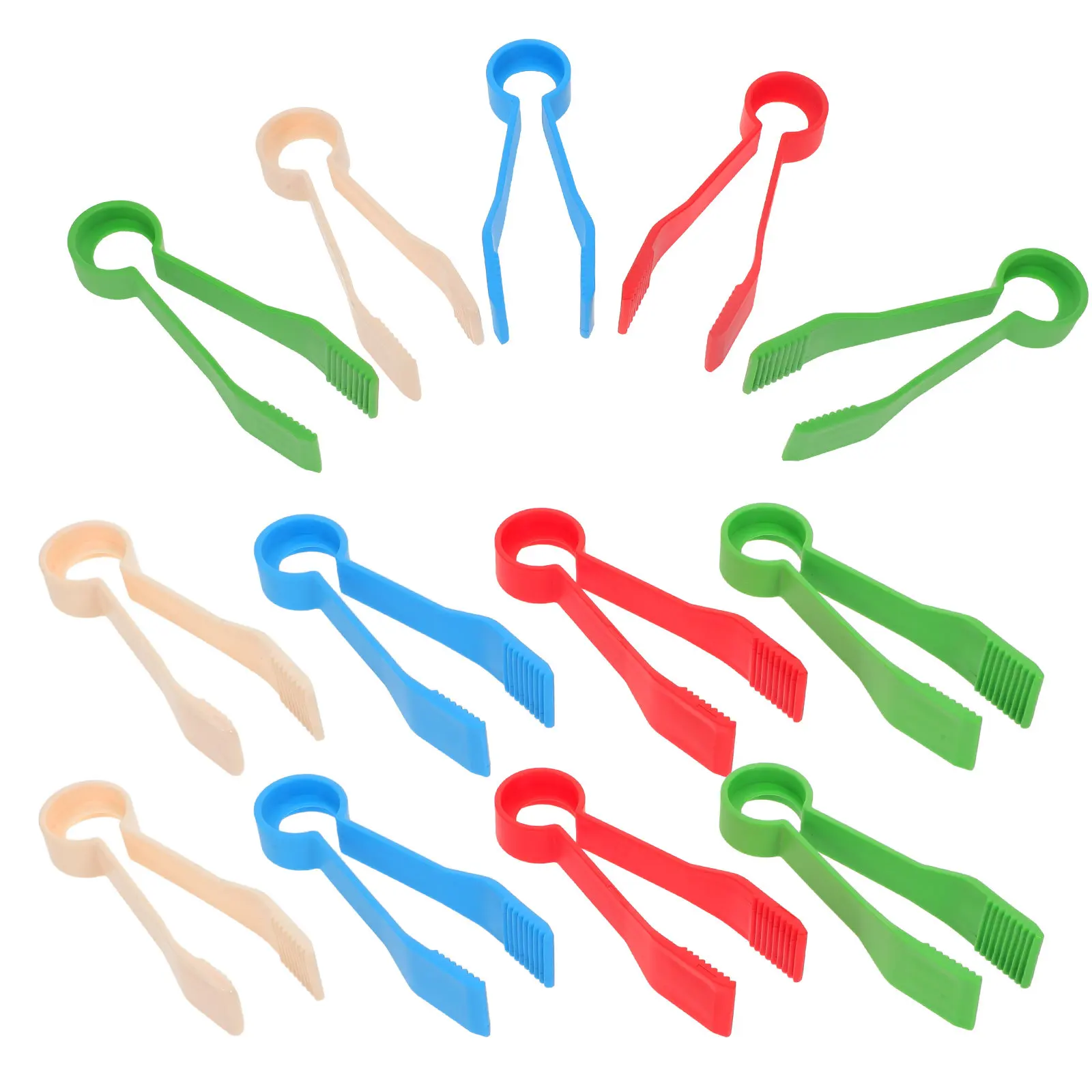 

Набор из 40 детских пинцетов: разноцветные пластиковые пинцеты Монтессори для развития мелкой моторики, дошкольного обучения и использования на улице