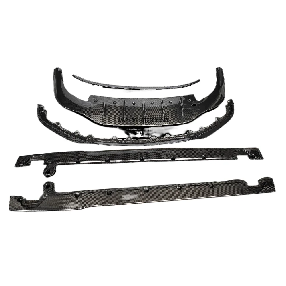 

2018 Continental GT W12 Body Parts New Condition Carbon Fiber Front Bumper Lip Side Skirts Rear Diffuser Spoiler Kit