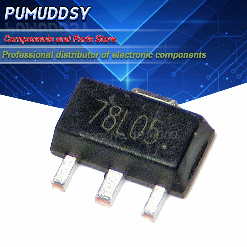 1000PCS 78L05 SOT89 SOT SMD IC Triode new and