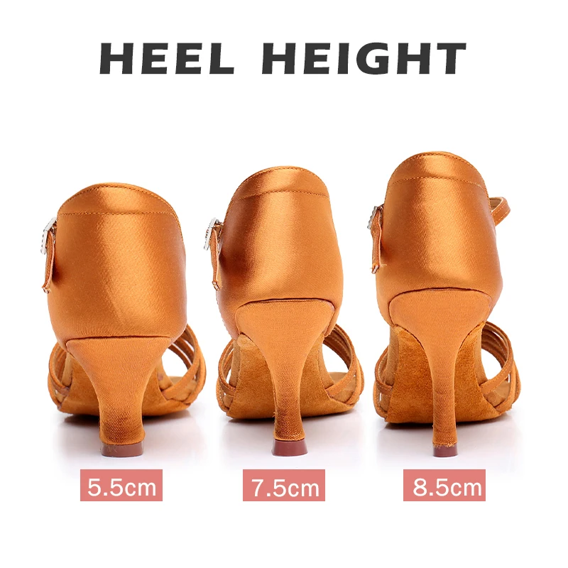 Latin Dance Schuhe Für Frauen Tanzen Schuhe Damen Ballsaal Tango Moderne Schuhe Standard Salsa Praxis Training Heels 5/7,5/8,5 cm