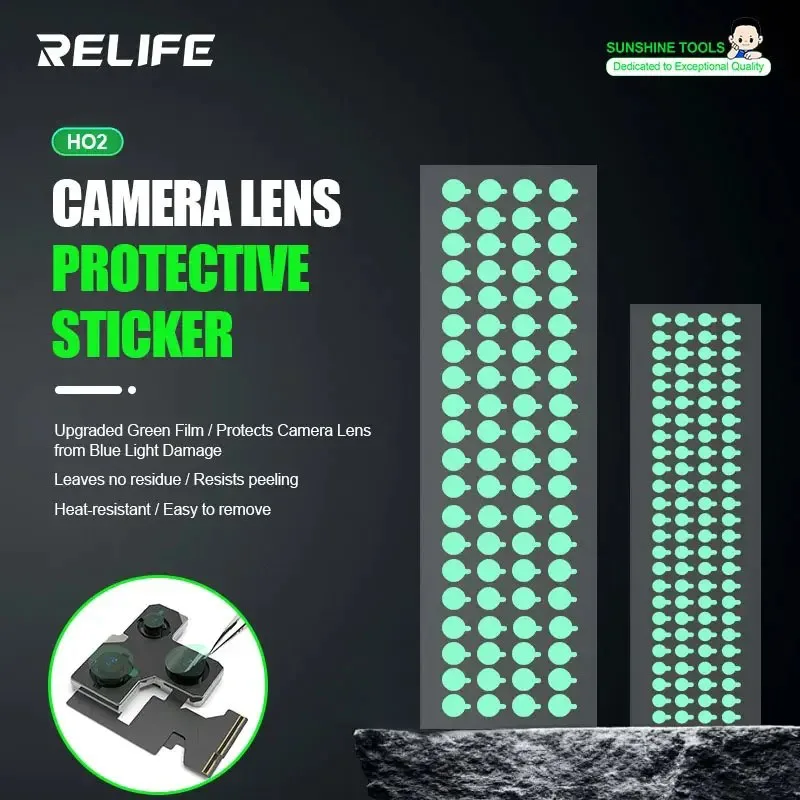 1000Pcs/kit Camera Lens Protective Sticker 7mm/12mm Dust proof High temperature tape For iPhone 6-16PM Dot Matrix Protect Tool