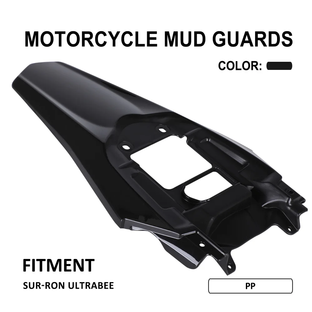 Motorcycle Parts Plastic Rear Fender For Sur Ron Sur-Ron Surron UltraBee Ultra Bee Flexibility Convenient High Strength Mudguard