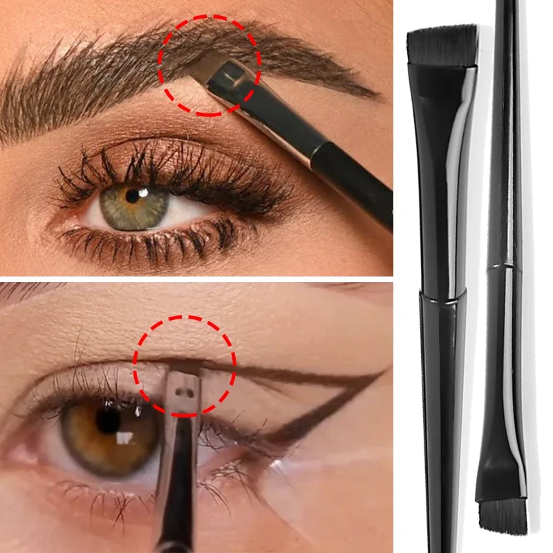 Blade Eyeliner Brush Fine nylon Brush Thin Smooth Eyebrow Brushes Eye Liner Brow Contour Makeup Brushes Cosmetic Beauty Tools