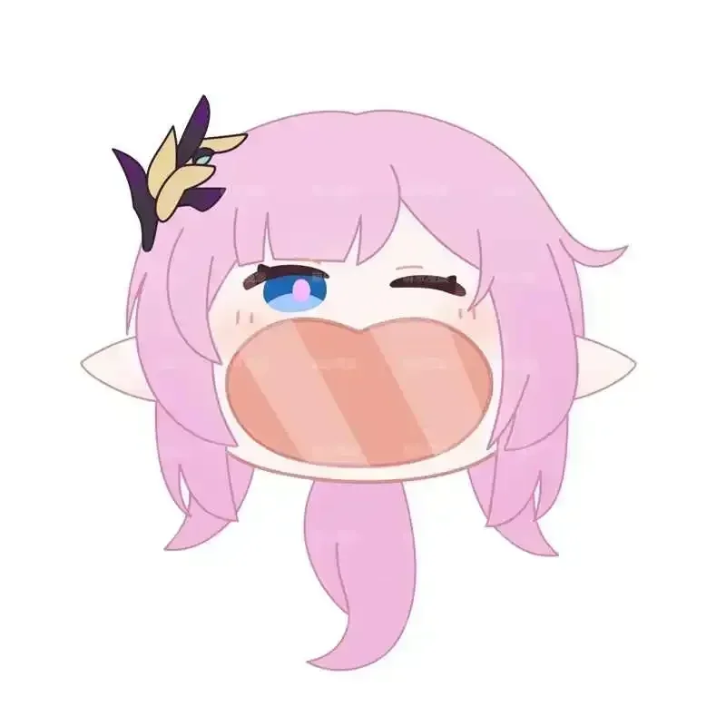 เกม Honkai Impact 3 3rd Elysia Cosplay กระเป๋าตุ๊กตาปากใหญ่หน้ายิ้มโปร่งใสอิทาแบ็กกระเป๋าเป้สะพายหลังกระเป๋าสะพายข้างกระเป๋าสะพายกระเป๋าสตางค์