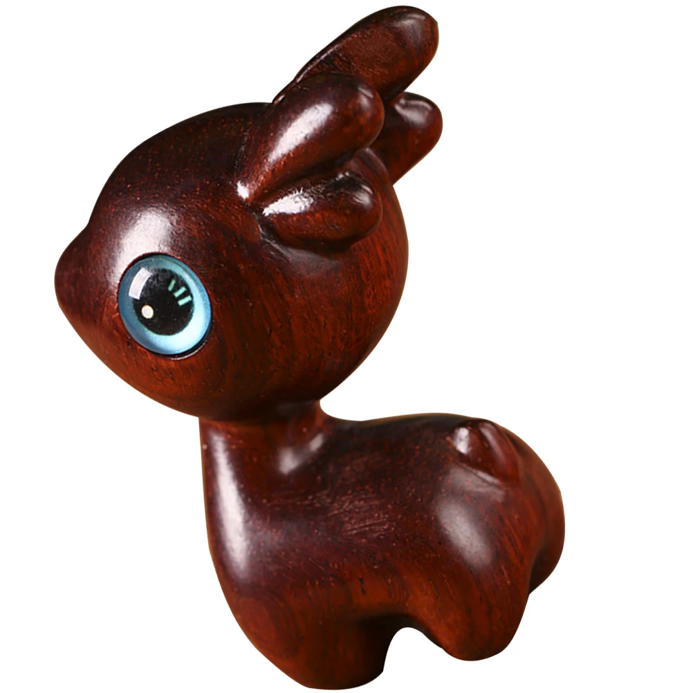 

Christmas Deer Ornament Miss Decorations Living Room Decorative Wooden