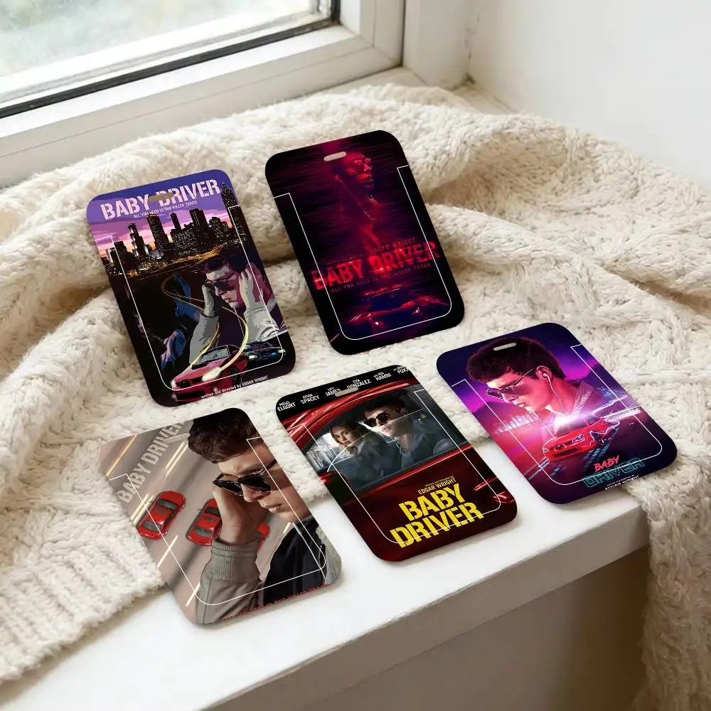 1pc Baby Driver ID Card Sleeve School Card Access ID Card Bus Meal Card Protective Sleeve Easy Push
