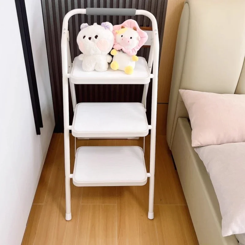 Mini Folding Wall Stairs Attic Ladder Household Drabina Arrow Foldable Portable Escaleras De Aluminio Plegables Furniture