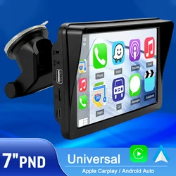 Autoradio universel sans fil, Carplay, Android Auto, 7 