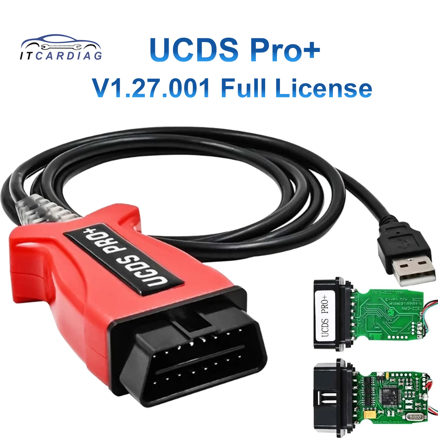 

UCDS Pro + для Ford UCDS Pro V1.27.001 Полные функции с 35 токами SW 1,27 с 35 токами Авто OBD2 сканер Кабельный адаптер