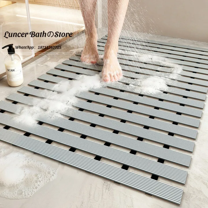 TPE hotel bathroom non-slip mat shower room bathing foot mat toilet toilet household waterproof and drop-proof floor mat