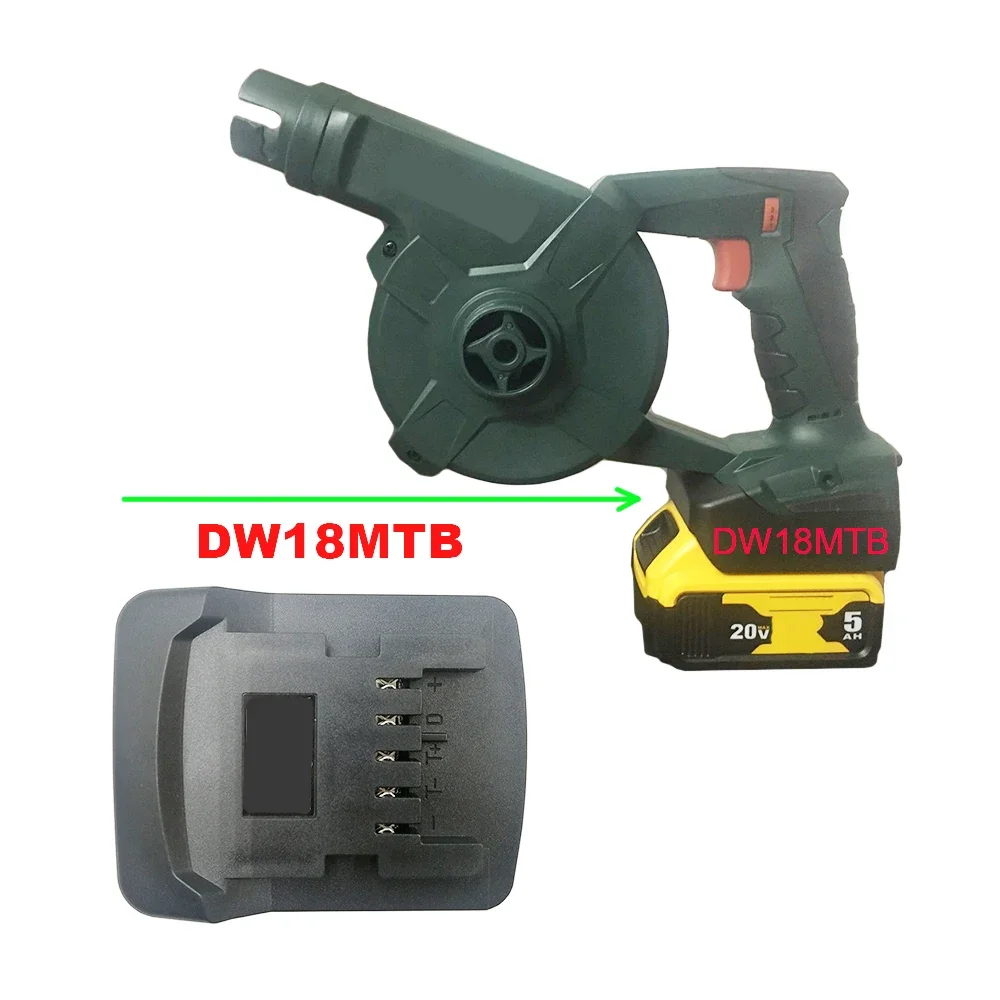 DW18MTB Battery Converter Adapter for Dewalt 18V 20V Li-ion Battery Convert To for Metabo 18V Lithium Battery for Metabo Tools