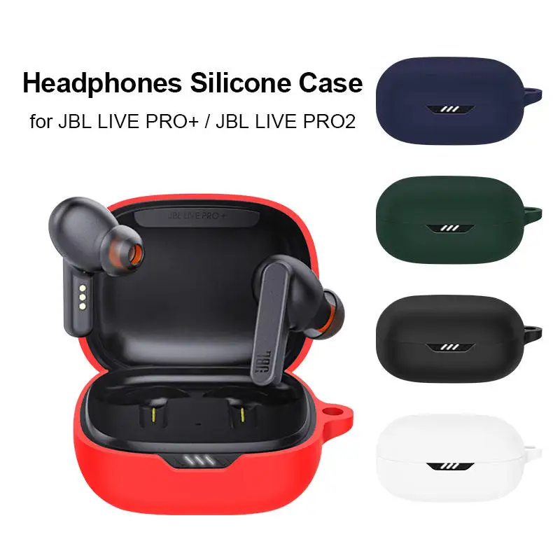 for JBL Live Pro 2 TWS Case Earphone Protective Live Pro2 Cover Anti-fall Soft Silicone Wireless Bluetooth Earbuds Carrying