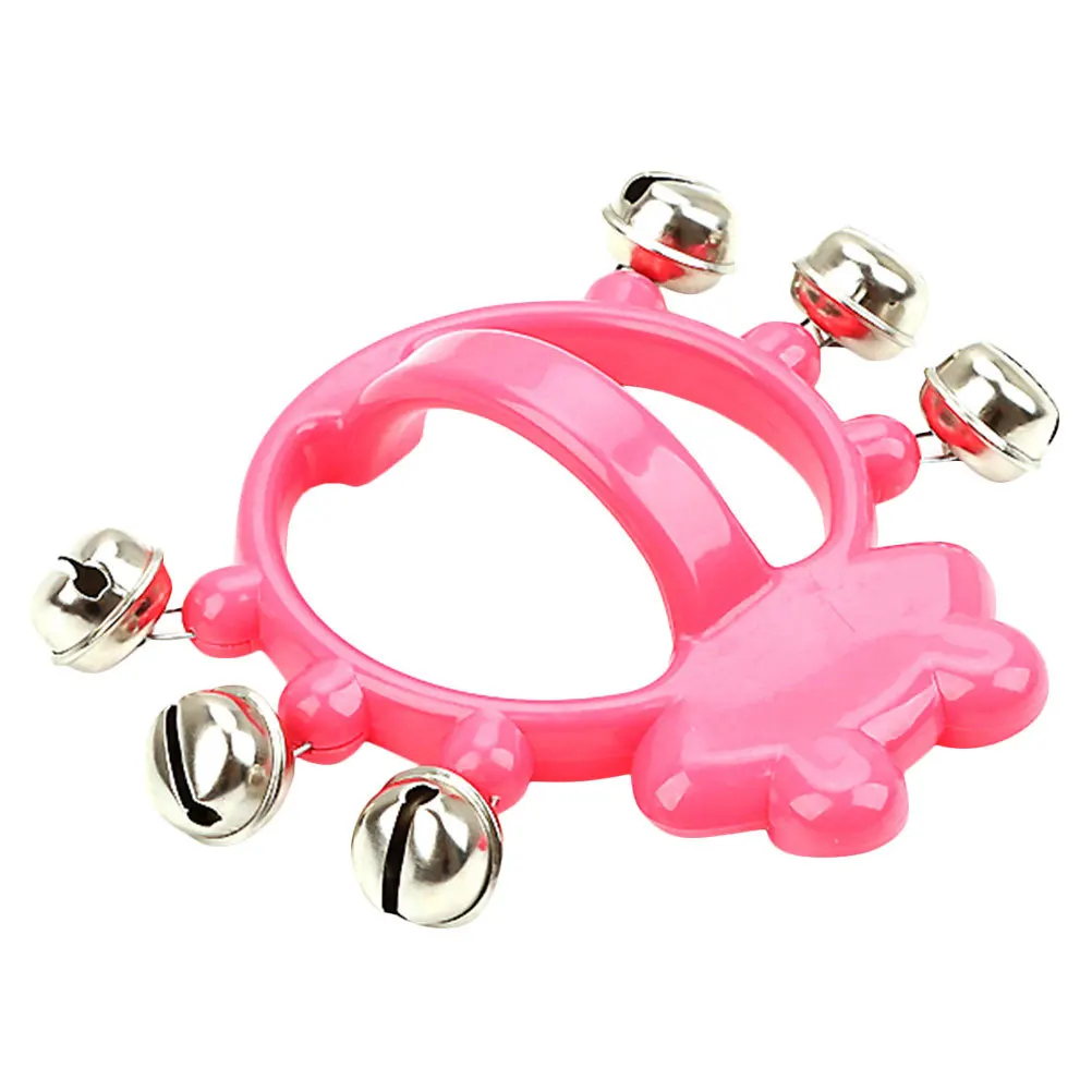 

Frog Shaker Bell Plastic Tambourine For Kids Handheld Percussion Instrument Toddler Musical Educational Plaything Party