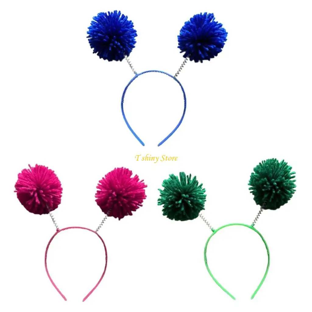 

N58F Kid Headds Fod Parts Hagband Party Pampom