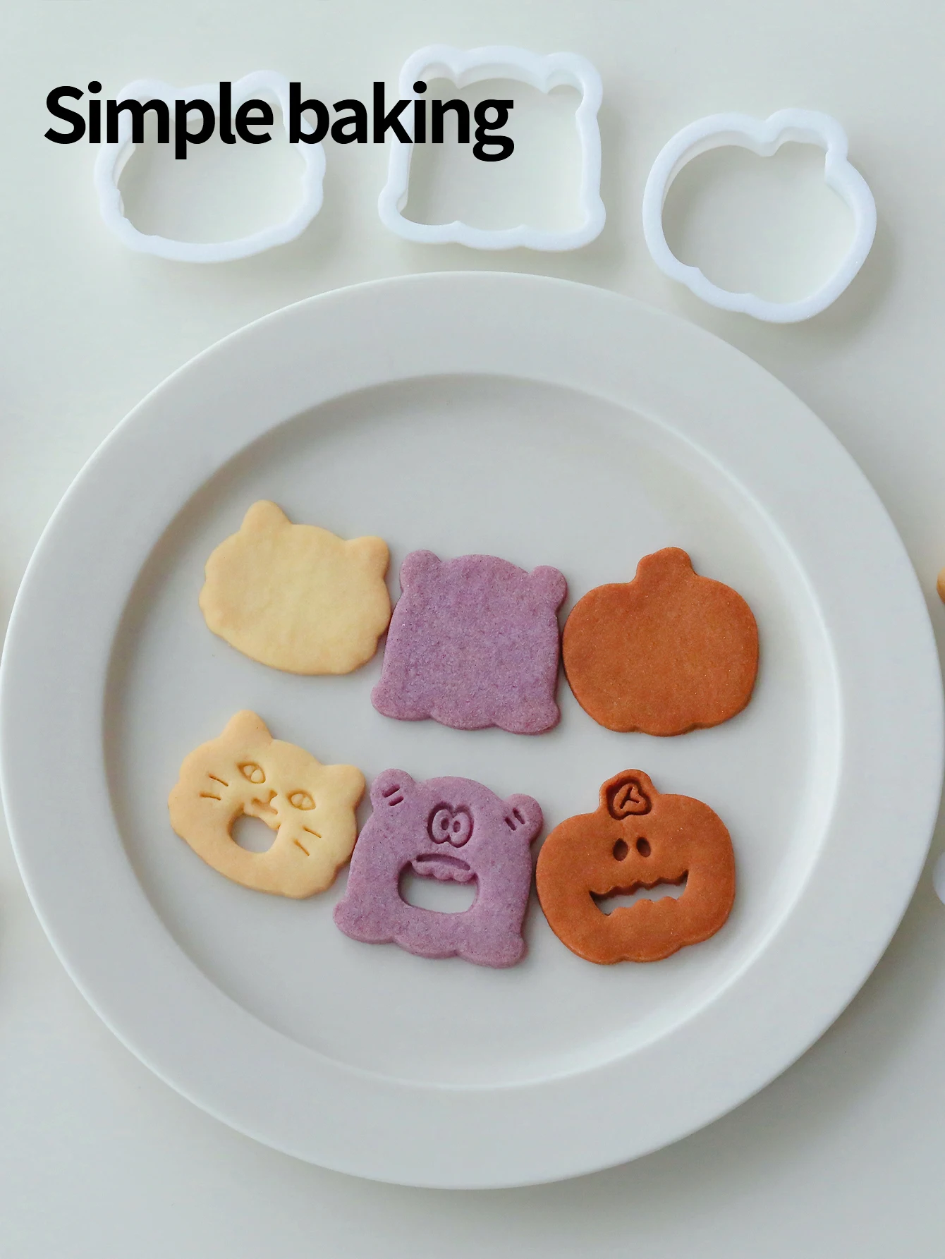 Cookie Cutter Set - مجموعة قوالب تشكيل الكوكيز للهالوين مكونة