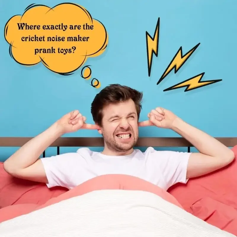 여러 소리 보이지 않는 알람 시계 크리켓 경고음 소리가 나는 장난 소음 발생기 사운드 효과 재미 있은 사무실 개그 선물 15UB