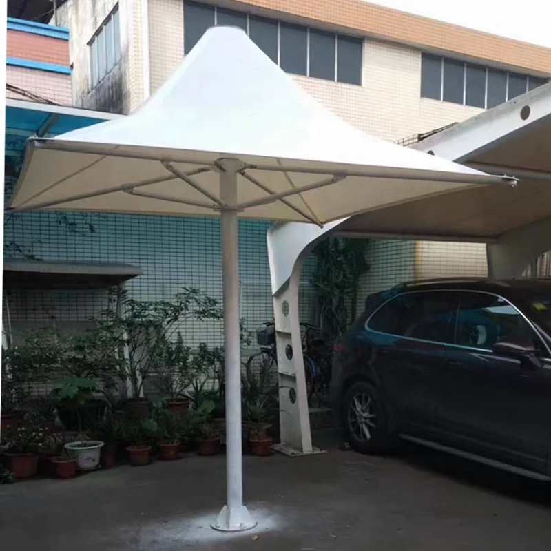 Tensioned Fabric Shade Tensile Umbrella Membrane Structure Umbrellas For Garden And Hotel