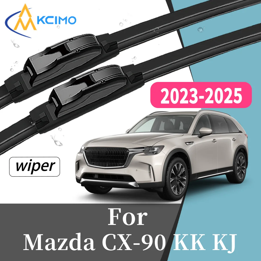 

2Pcs High Performance Front Windscreen Wiper Blades For Mazda CX-90 KK KJ 2023-2025 Long Lifespan Windshield Replacement Kit