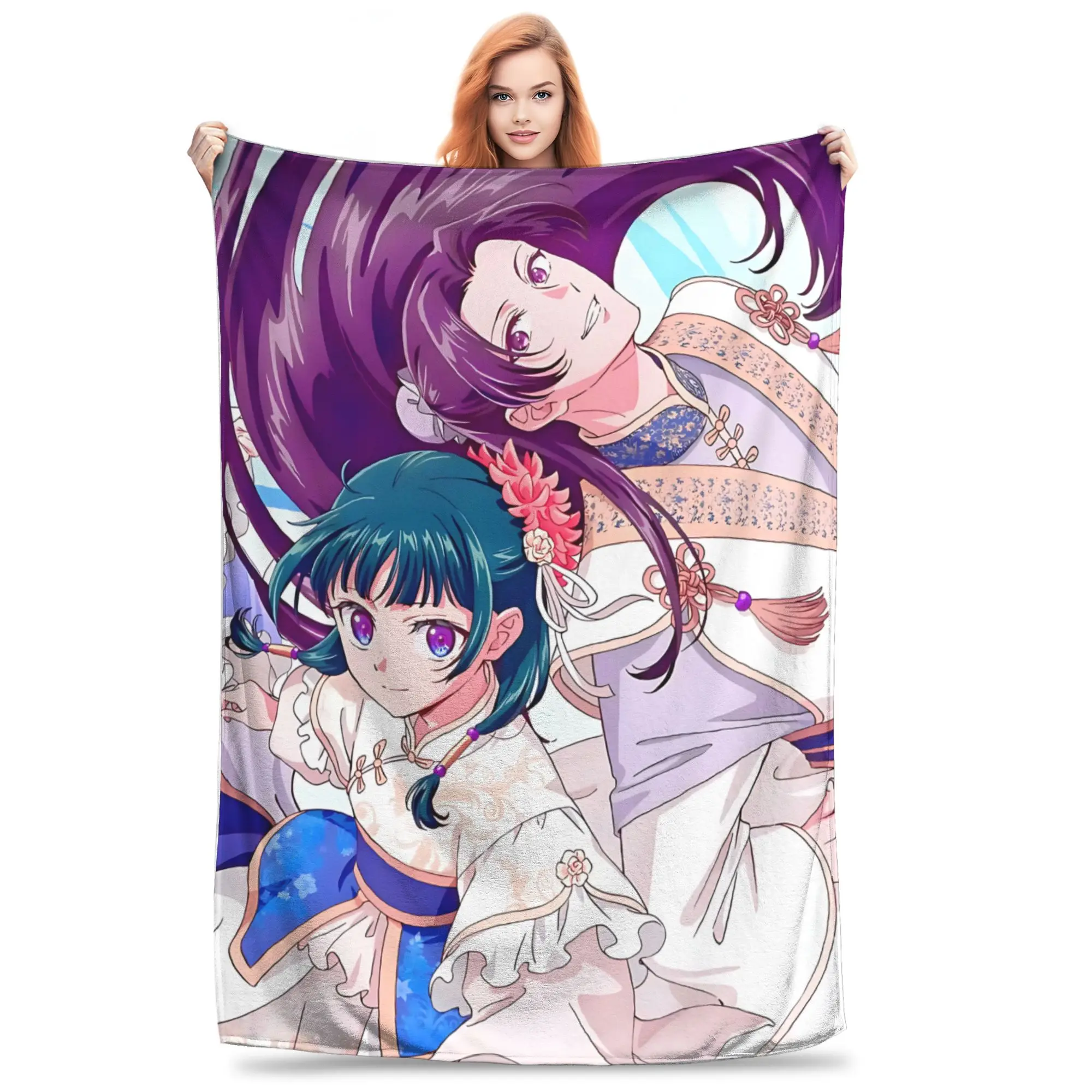 1PC home Cutecore The Apothecary MAOMAO  Blanket Super Cosy Plush Home Living Room Sofa halloween