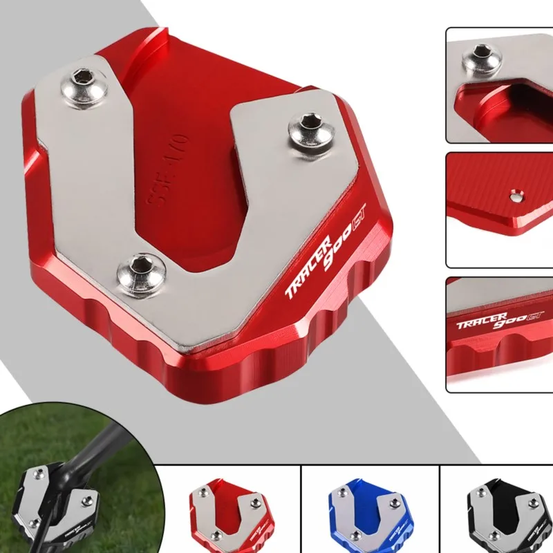 FOR YAMAHA MT-09 MT09 TRACER 900 2023 2024 TRACER 900GT mt09 Motorcycle Side Stand Enlarge Pad Kickstand Support Extension Plate