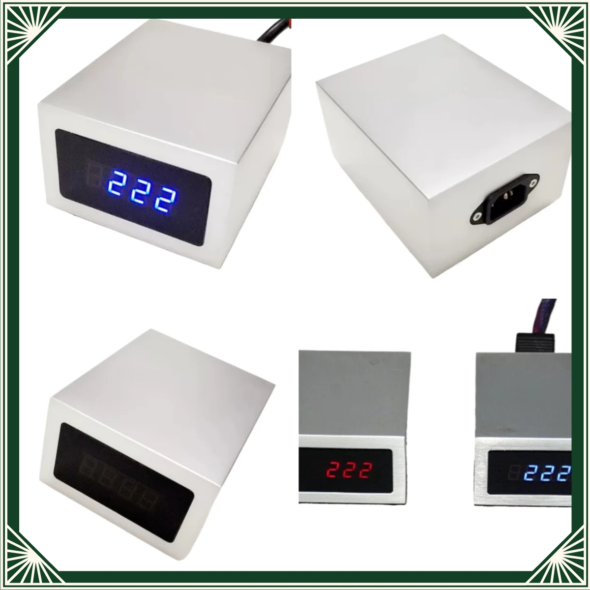 Suitable for Upgraded HIFI Aluminum Alloy AC Voltmeter 220V Precision Digital Display for Home Audio Equipment Power