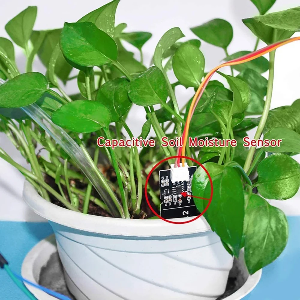 Imagem -05 - Kit Automático de Irrigação Auto-rega Sistema Faça Você Mesmo Jardim Estufa Flor Bomba de Água Sensor de Umidade do Solo para Arduino Nano