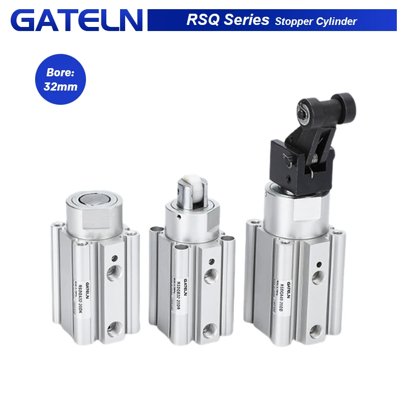 RSDQB32 Stopper Cylinder Fixed mounting height RSDQB32-10D RSDQB32-15D RSDQB32-20D RSDQB32-20DR RSDQB32-20DD RSDQB32-20DF