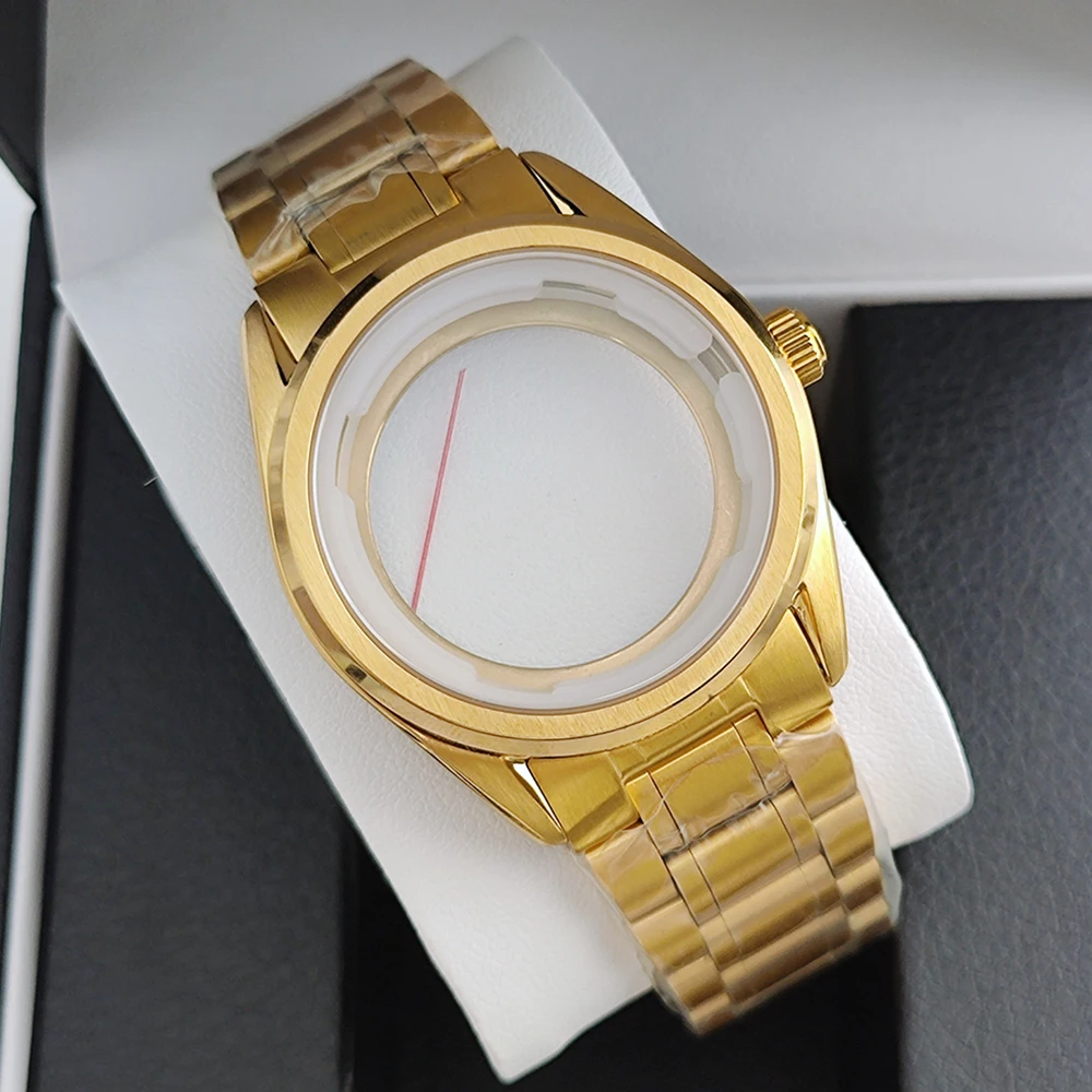NH35 GS Mechanical Watch 39.5mm Sapphire Glass Waterproof Case for NH35/NH36 Movement 33.5mm Dial Installation Accessories