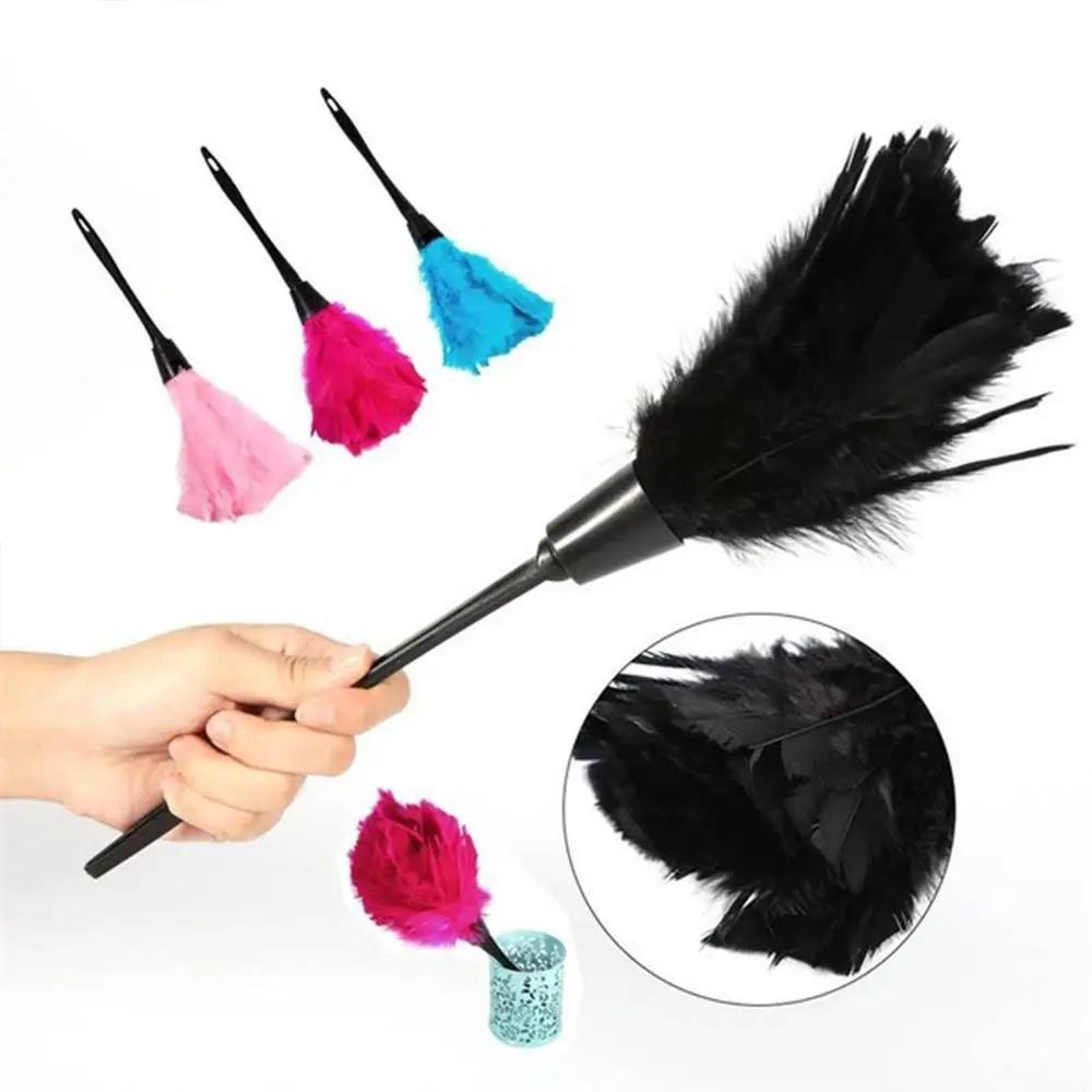 Turkey Feather Duster Anti-static Cleaning Dust Car Dashboard Cleaner Tools