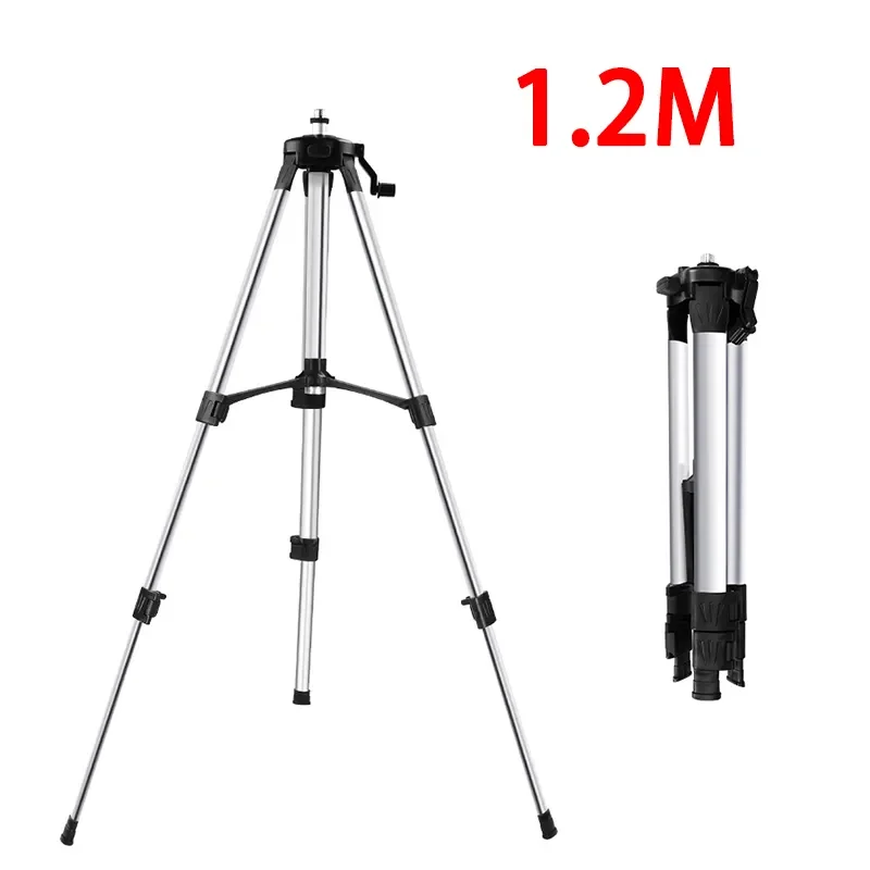 Laser Level Stativ Einstellbare Höhe Verdicken Aluminium Stativ Stehen Für Selbstnivellierung 1,2 M Einstellung Stativ Für Laser Level