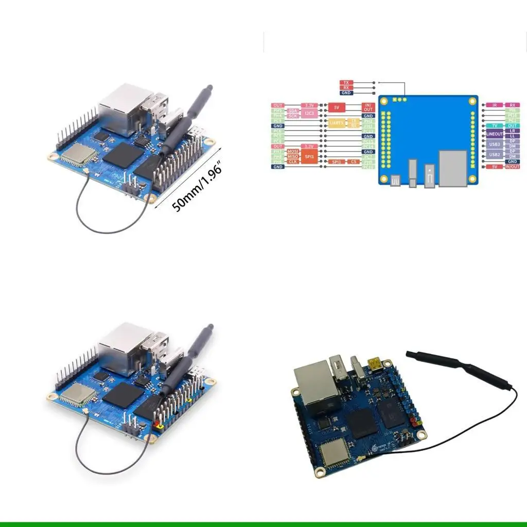 

U55C Zero3 H618 64 -битный USB2.0 Wi -Fi5+BT 5.0 Открытый костюм.