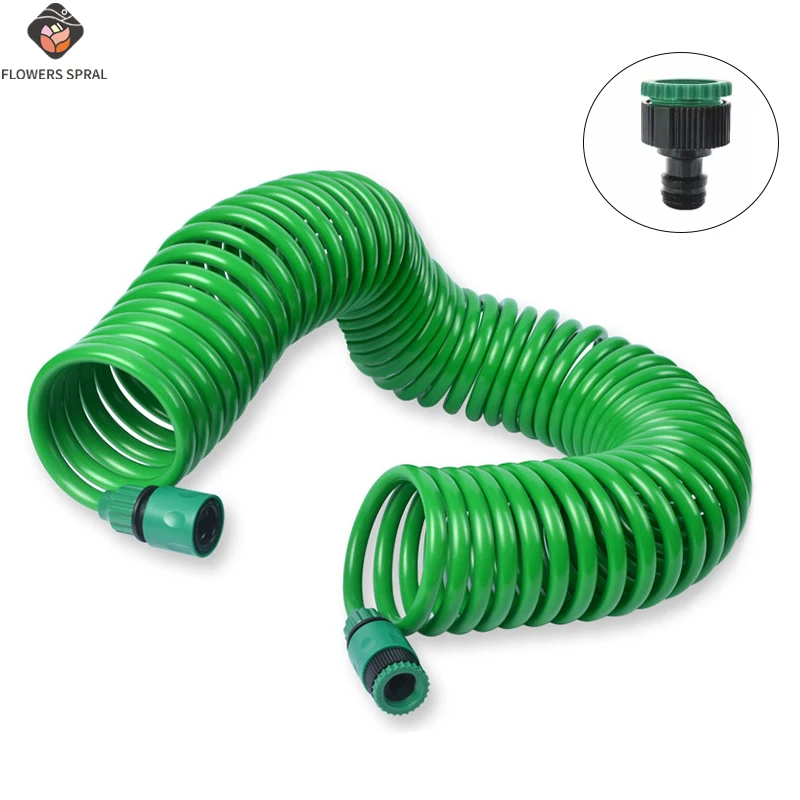 Scalable EVA Garden Water Pipe 7.5-30M Portable Car Wash And Grass Lawn Watering Spring Pipe Gardening Spring Pipe