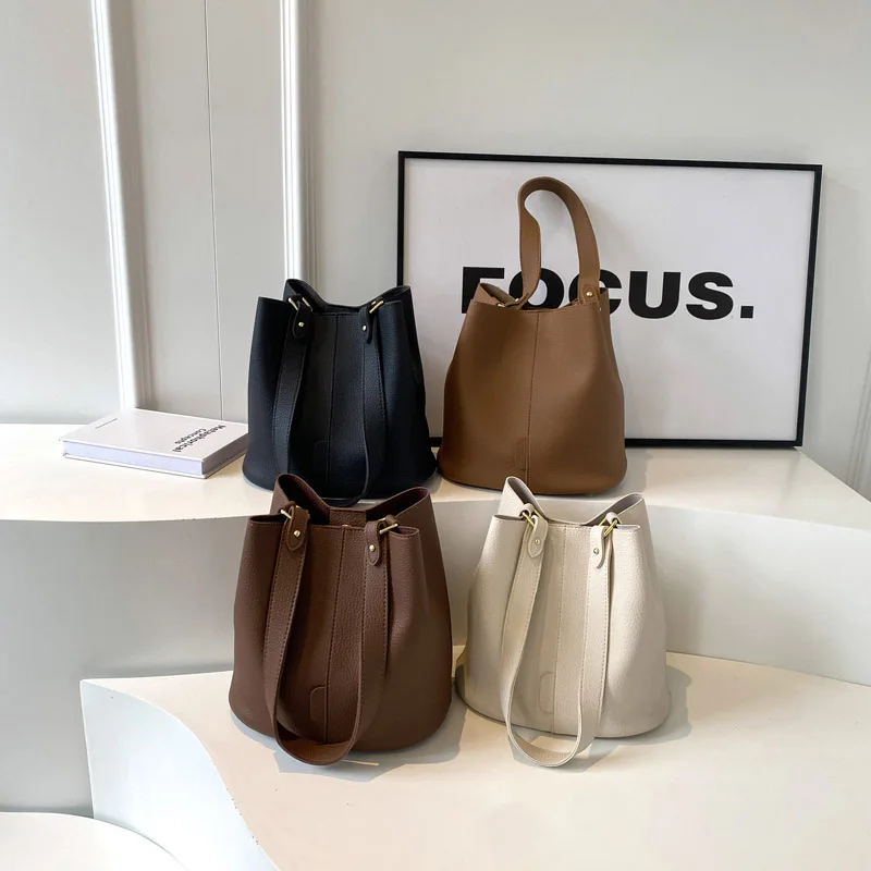 Commuting Pu Hasp Ladies Shoulder Bags Sewing Thread 2024 High Quality Crossbody Bags for Women Bolsas Femininas