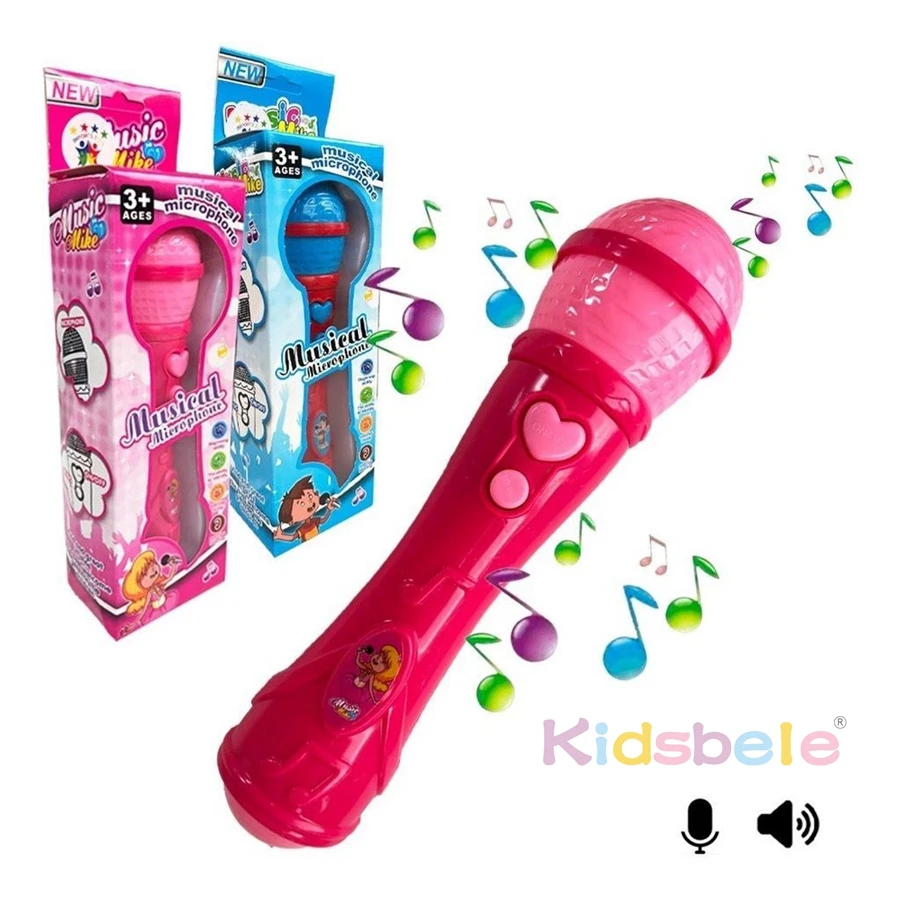 Children's Toy Microphone Musical Voice Output Children's Gift Karaoke Music Instruments Toy Kids Microphone For Kids Toddler