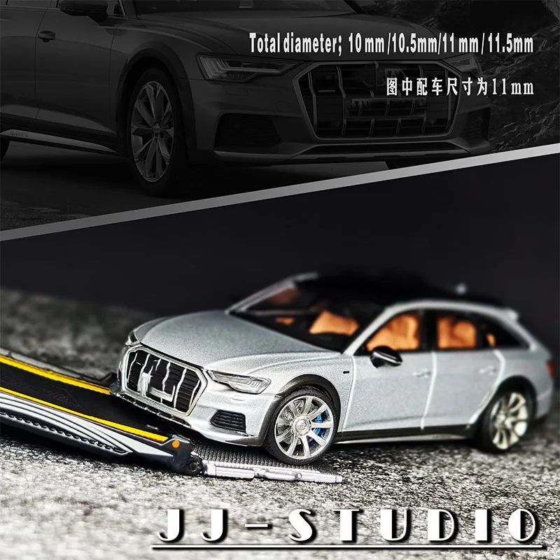 1: 64 Wheel Hub Diameter 10/10.5/11/11.5mm - Plug-in/static Dual-use Car Model Modification Accessories Including Calipers