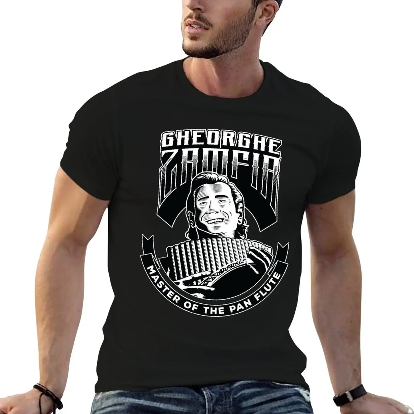 

Zamfir - MASTER OF THE PAN FLUTE T-Shirt vintage T-shirts oversize heavyweights new edition mens fashion