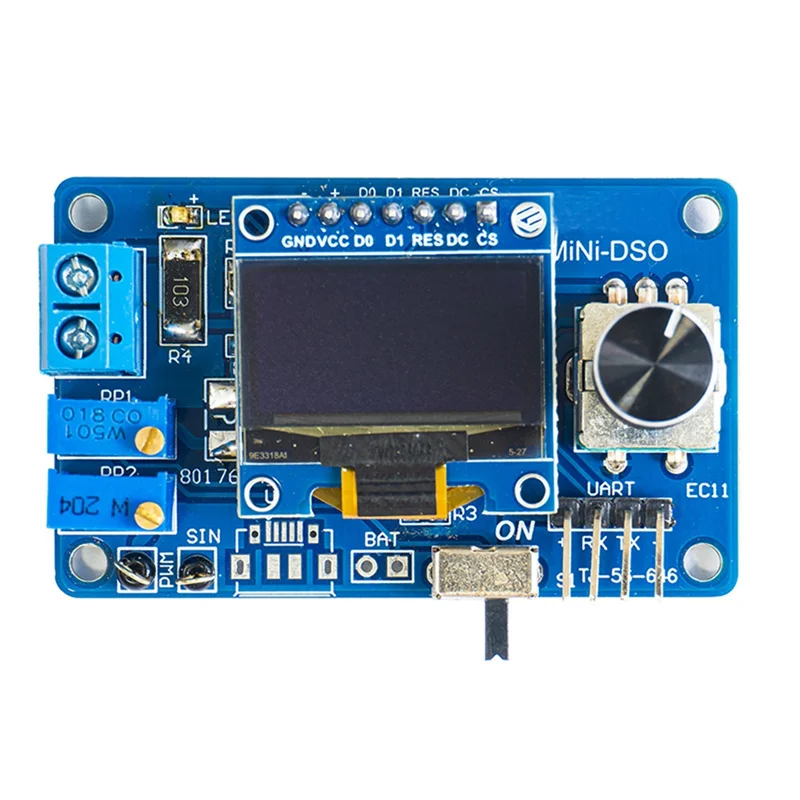 

LUCK-DIY Mini Digital Oscilloscope Electronic Kit STC8K8A MCU With 0.96 Inch OLED DIY Soldering Project Practice Solder Kits