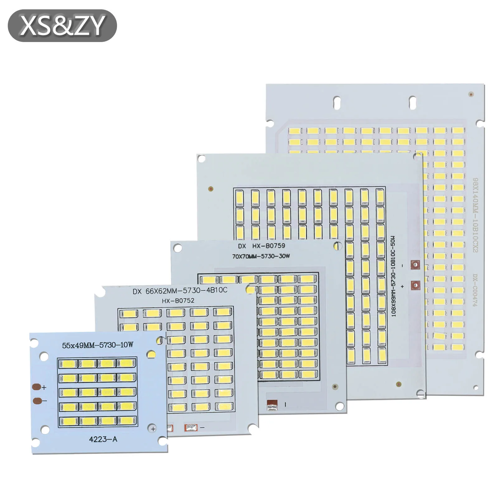 10W 20W 30W 50W 100W LED Chip Light Boards Lamp Beads DC30-33V Cold White For Spotlight Flood Light Street Lamp Outdoor Lighting