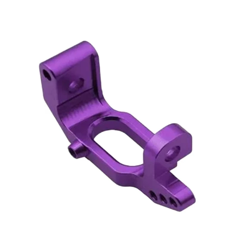 CNC Machined Red Anodized Lightweight Hollow Aluminum Frame, Octagonal Drone Camera Mount Bracket