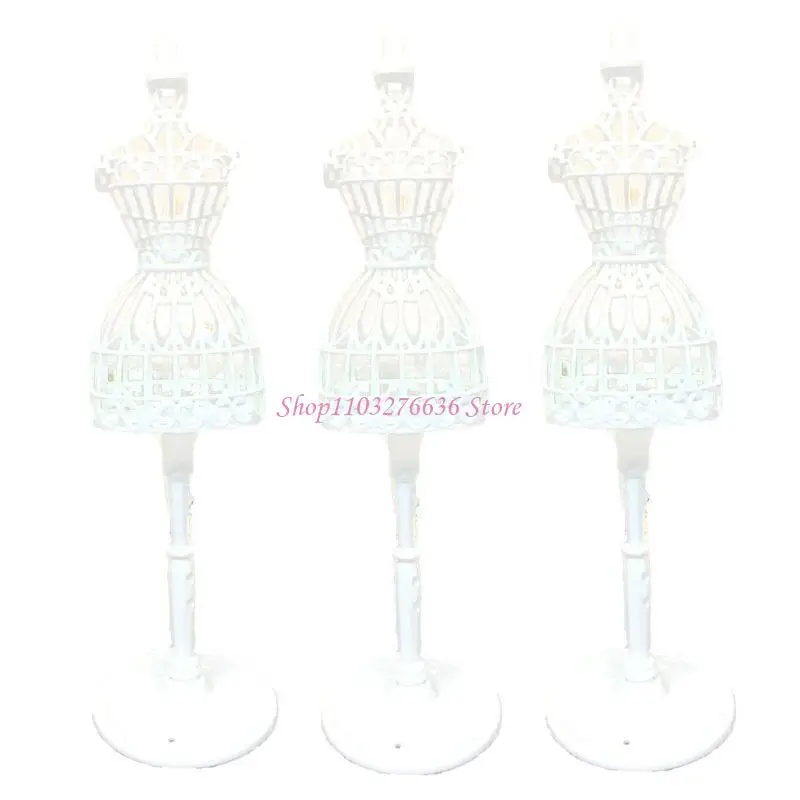 R6FD Miniature for Doll’s Monquin Clothes حامل 3pcs للأطفال القابلة للتجميع FO #6