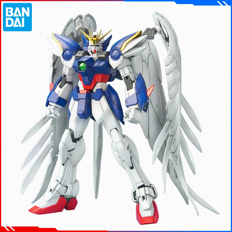 

Spot Bandai 1/100 MG Wing Gundam Zero 1.0 EW XXXG-00W0 Gundam Assembly Model Action Figure Collection Ornament Anime Toy Gift