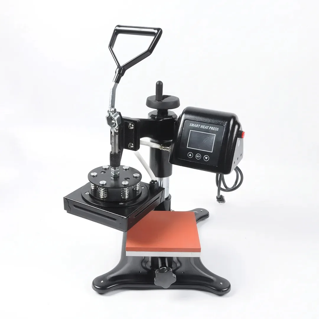 Small Area 12x12cm & 15x15cm DTF T-Shirt Heat Press Machine, Sublimation & Logo Transfer for T-Shirts, Underwear & Labels