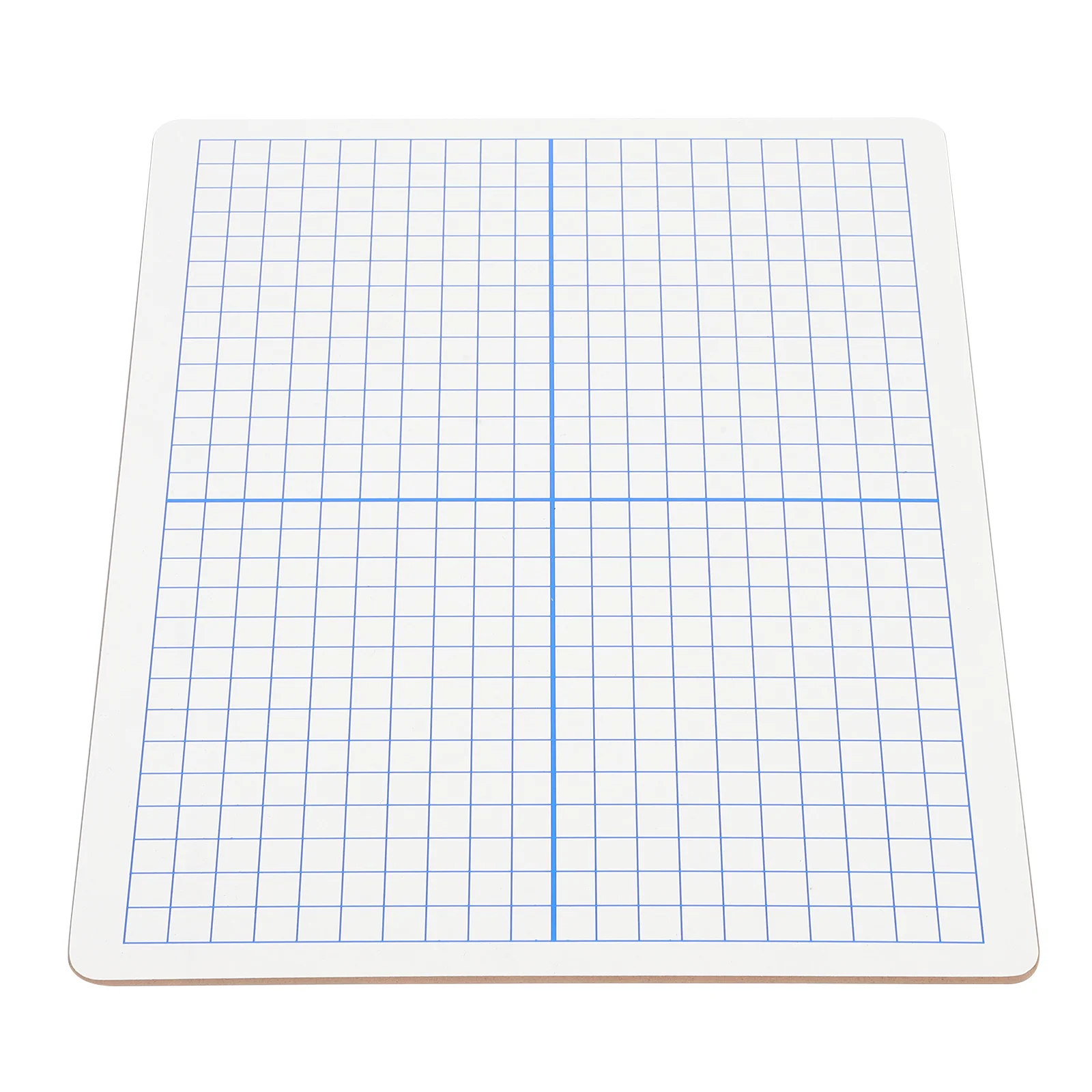 Double Sided Dry Erase Board Whiteboard Grid Lines Portable Writing Surface Mini Desk Message Pad Erasable Memo Mat Graph